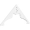 Ekena Millwork Pitch Heath Architectural Grade PVC Gable Pediment, 36"W x 16 1/2"H x 1"P (11/12) GPP036X017X100HEA - alternate 1